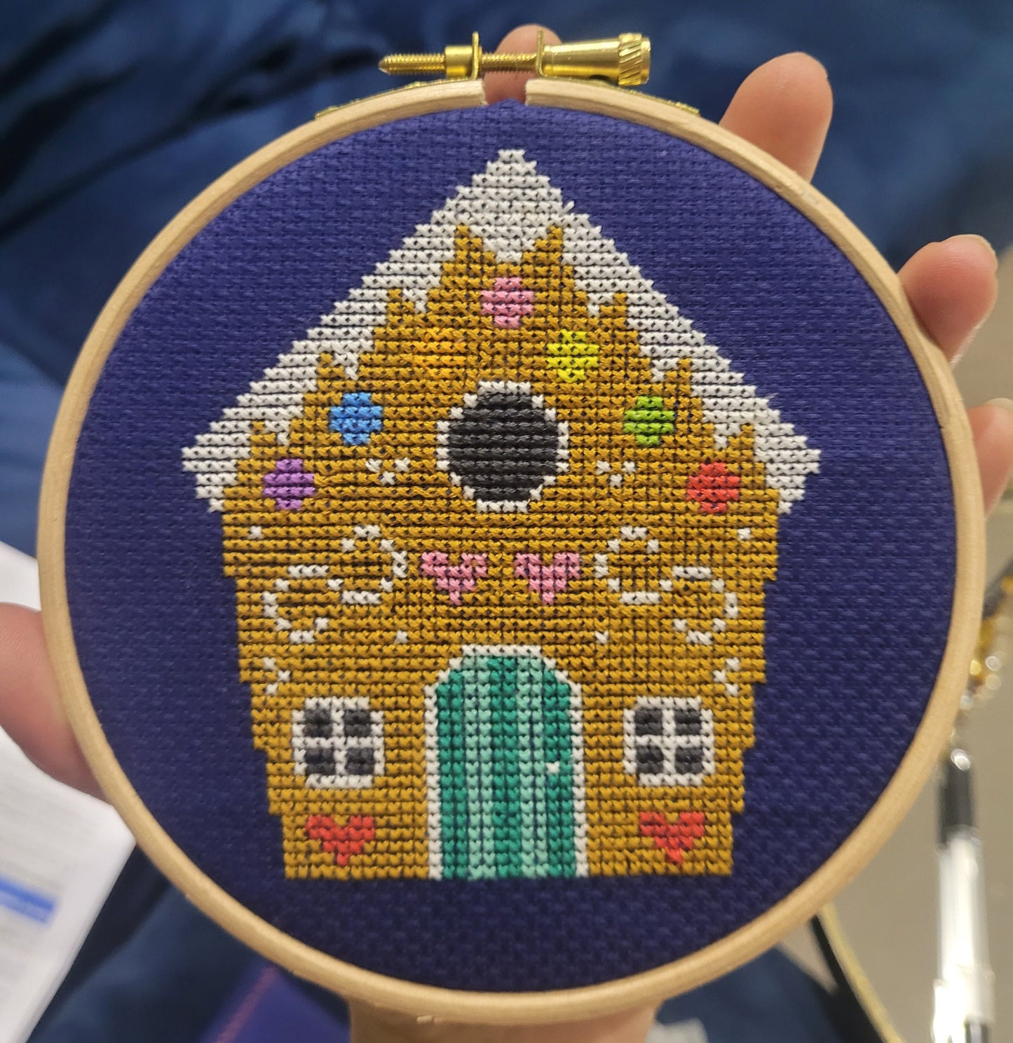 Gingerbread House Cross Stitch Kit