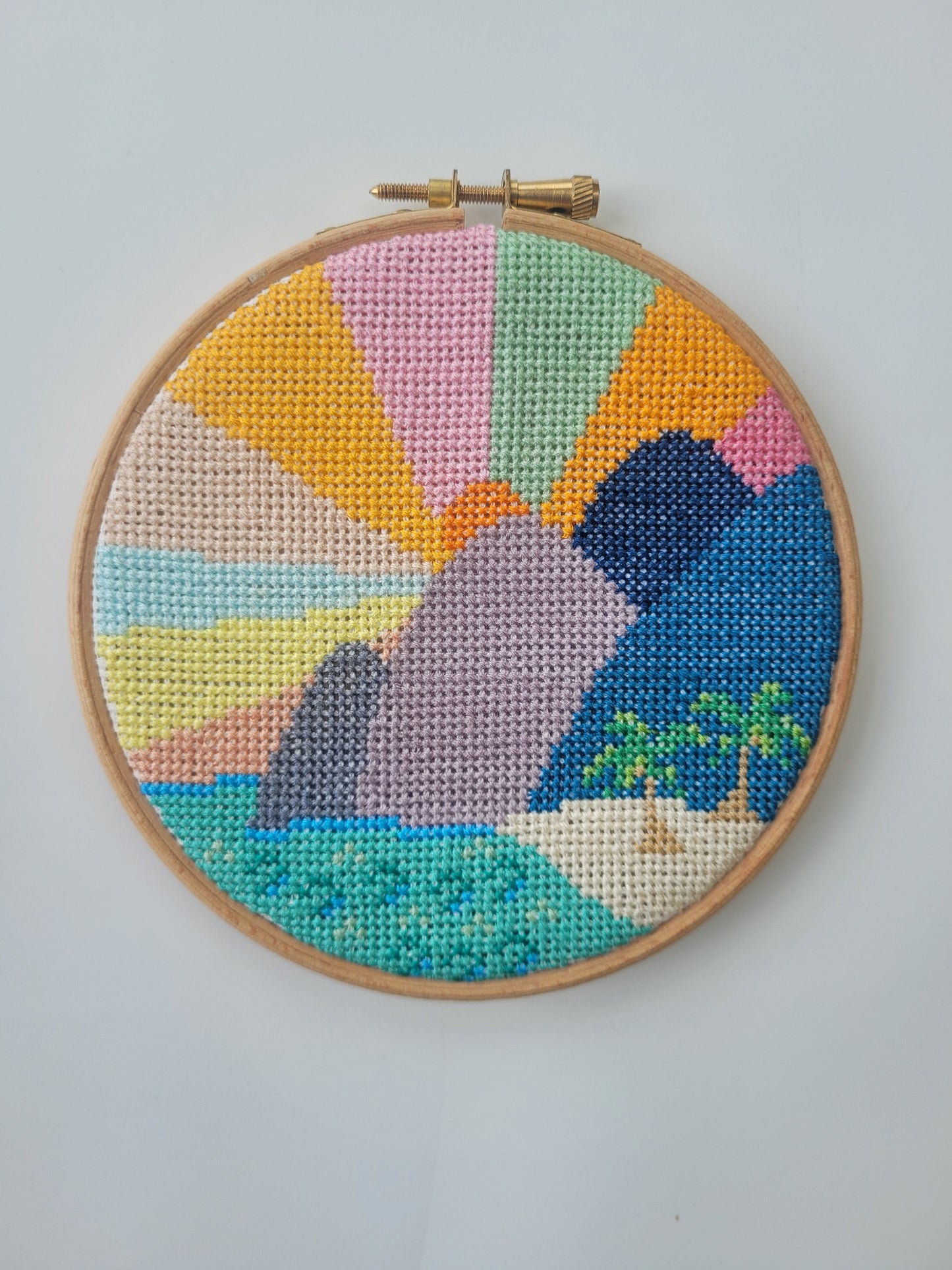 Mountains Tropical Cross Stitch Kit
