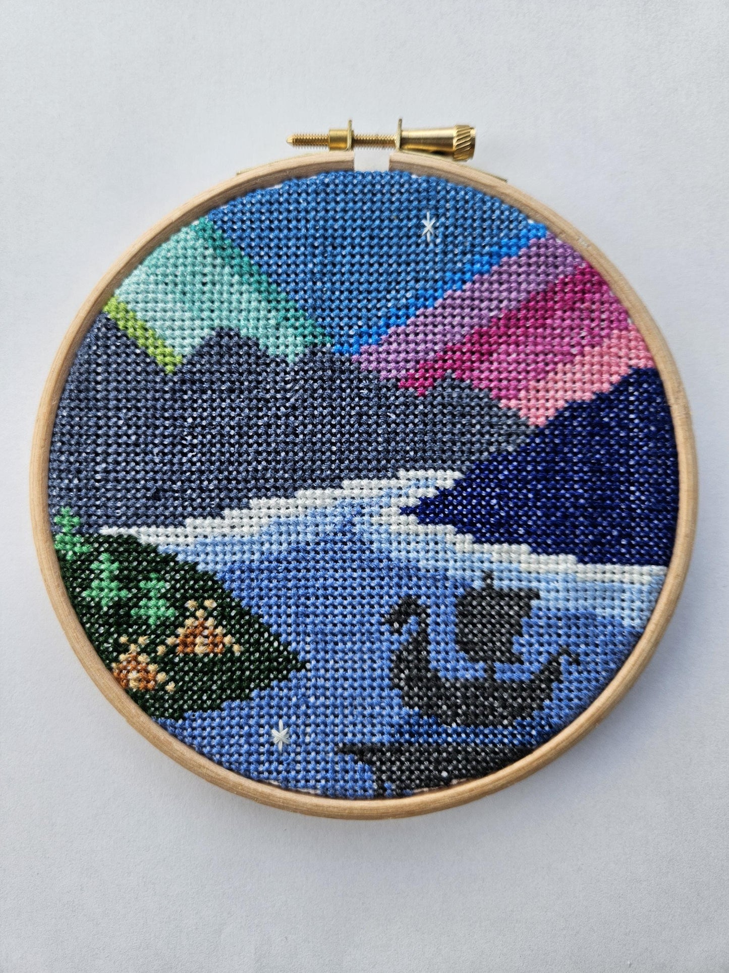 Cross Stitch Gift Set with 3 Full Mountains Kits