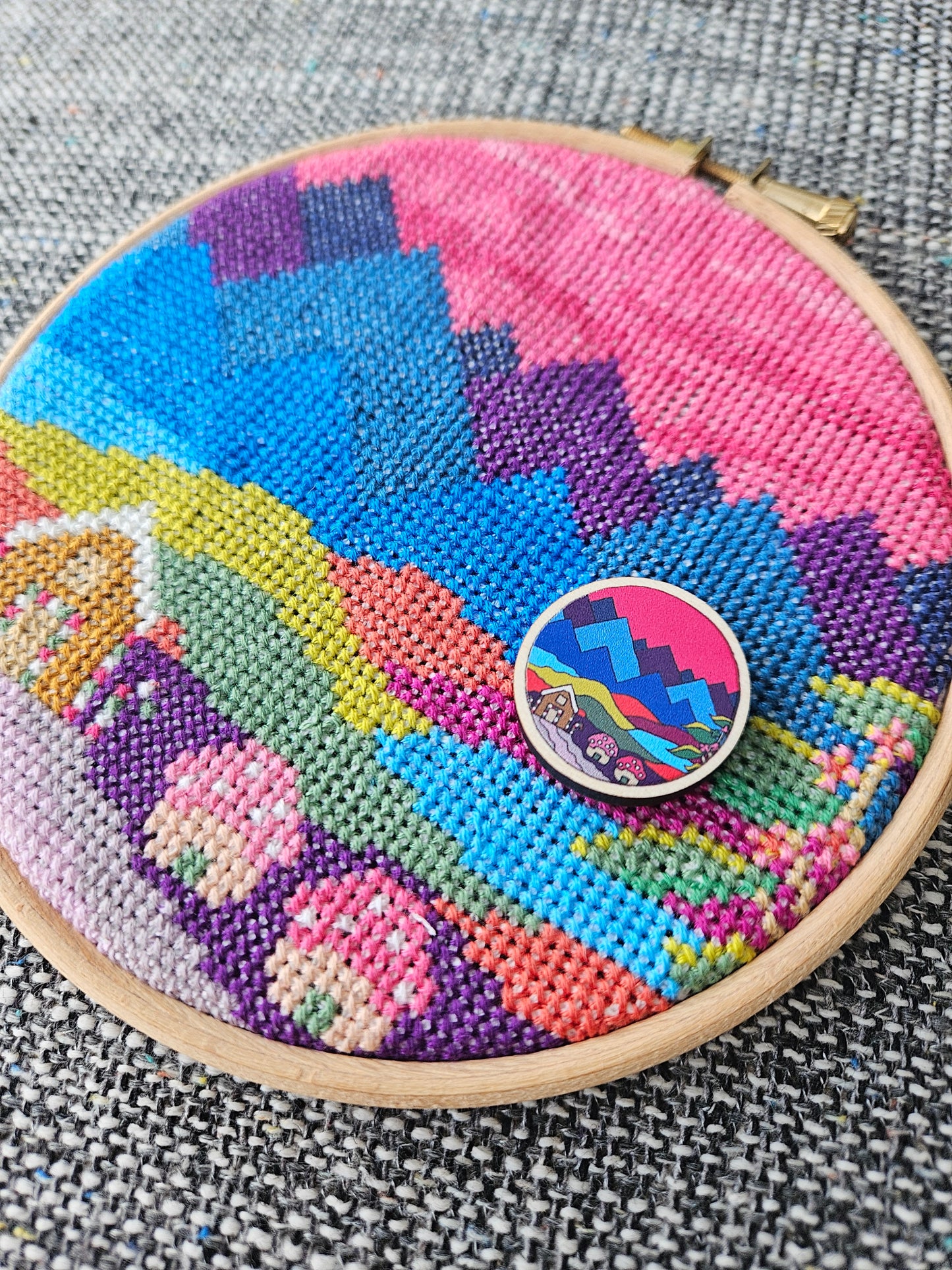 Mountains Fairytale Cross Stitch Kit