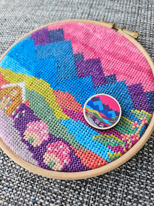 Mountains Fairytale Cross Stitch Kit