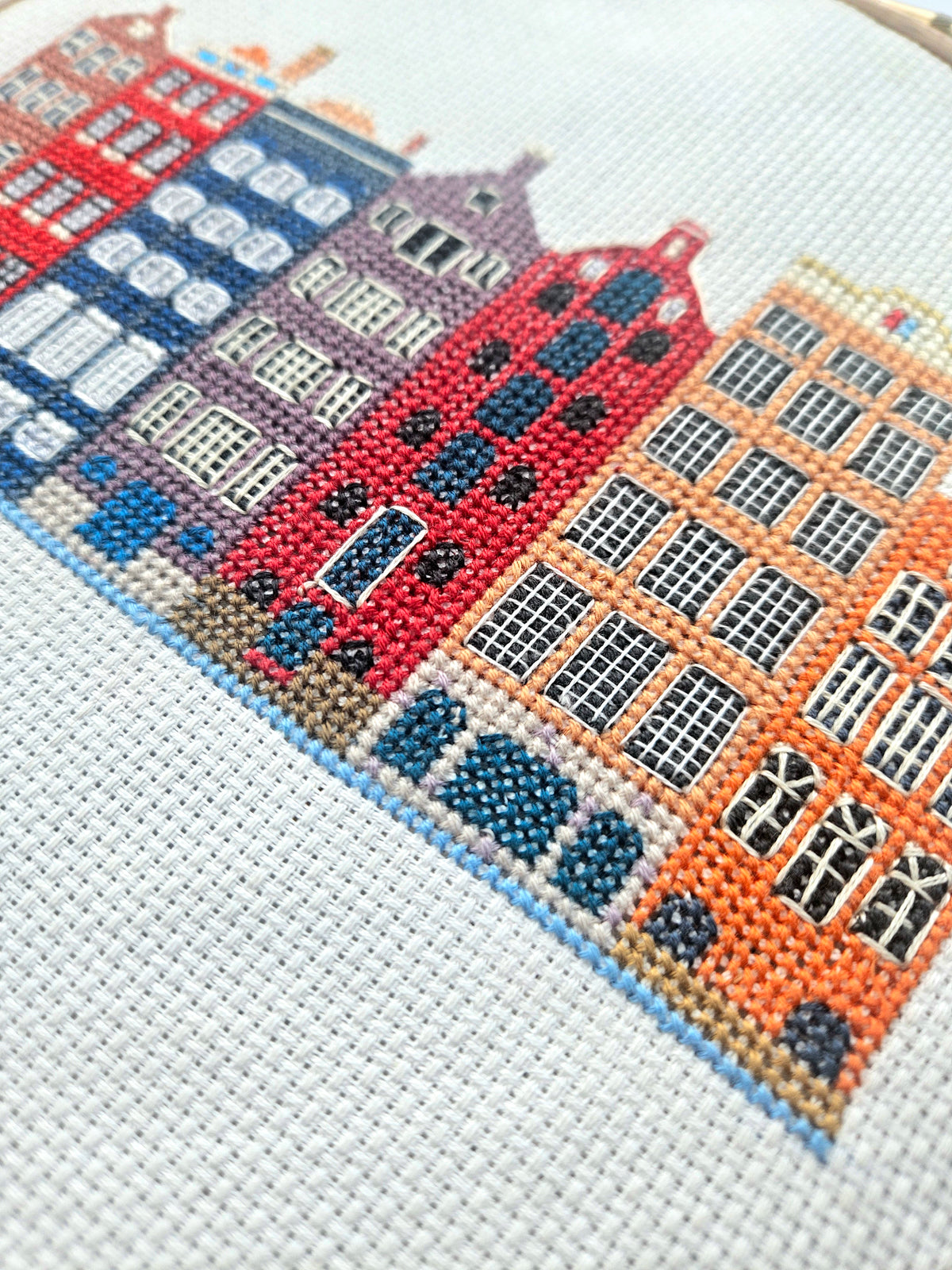 Cities Amsterdam Cross Stitch Kit