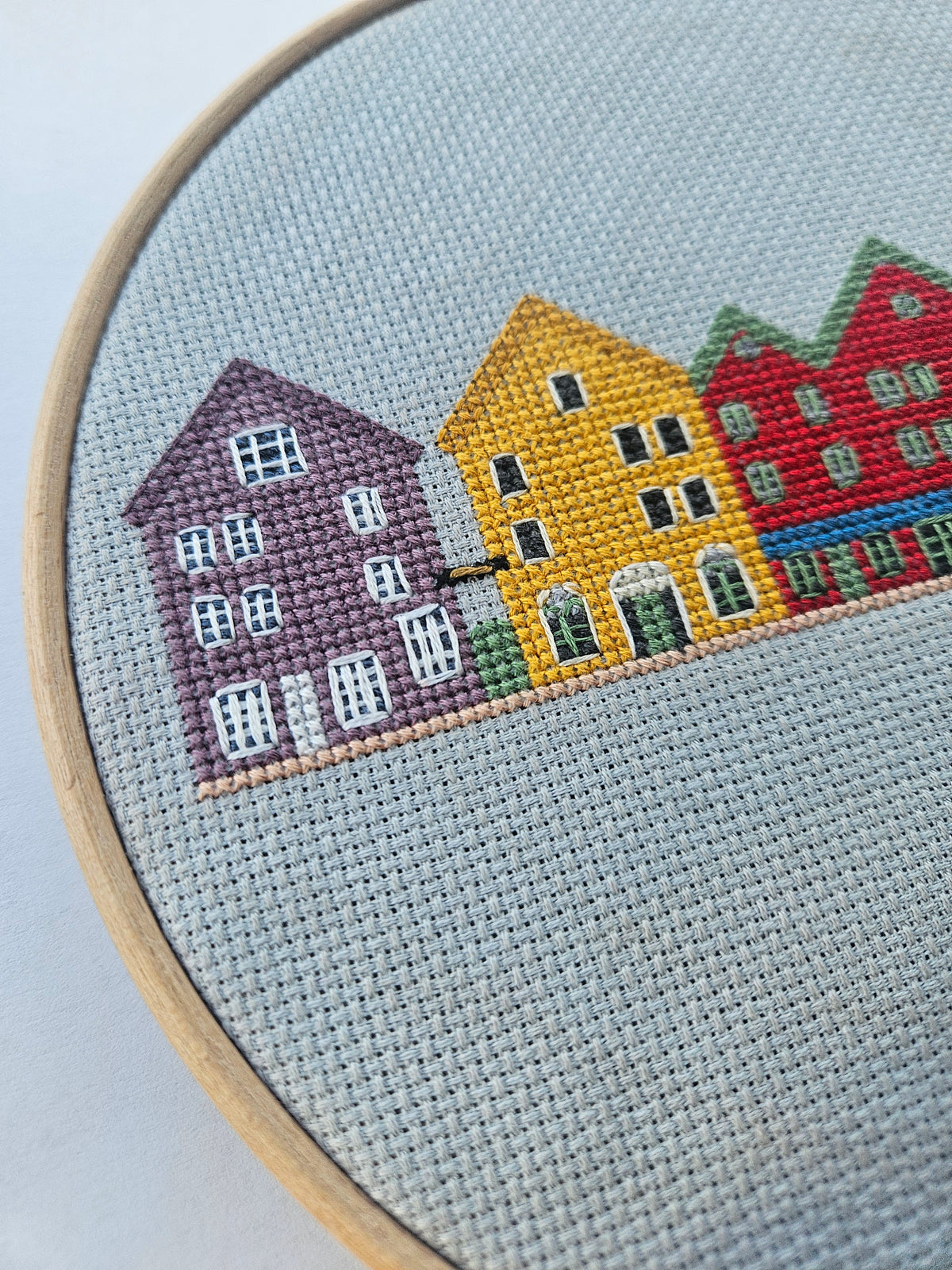 Cities Bergen Cross Stitch Kit