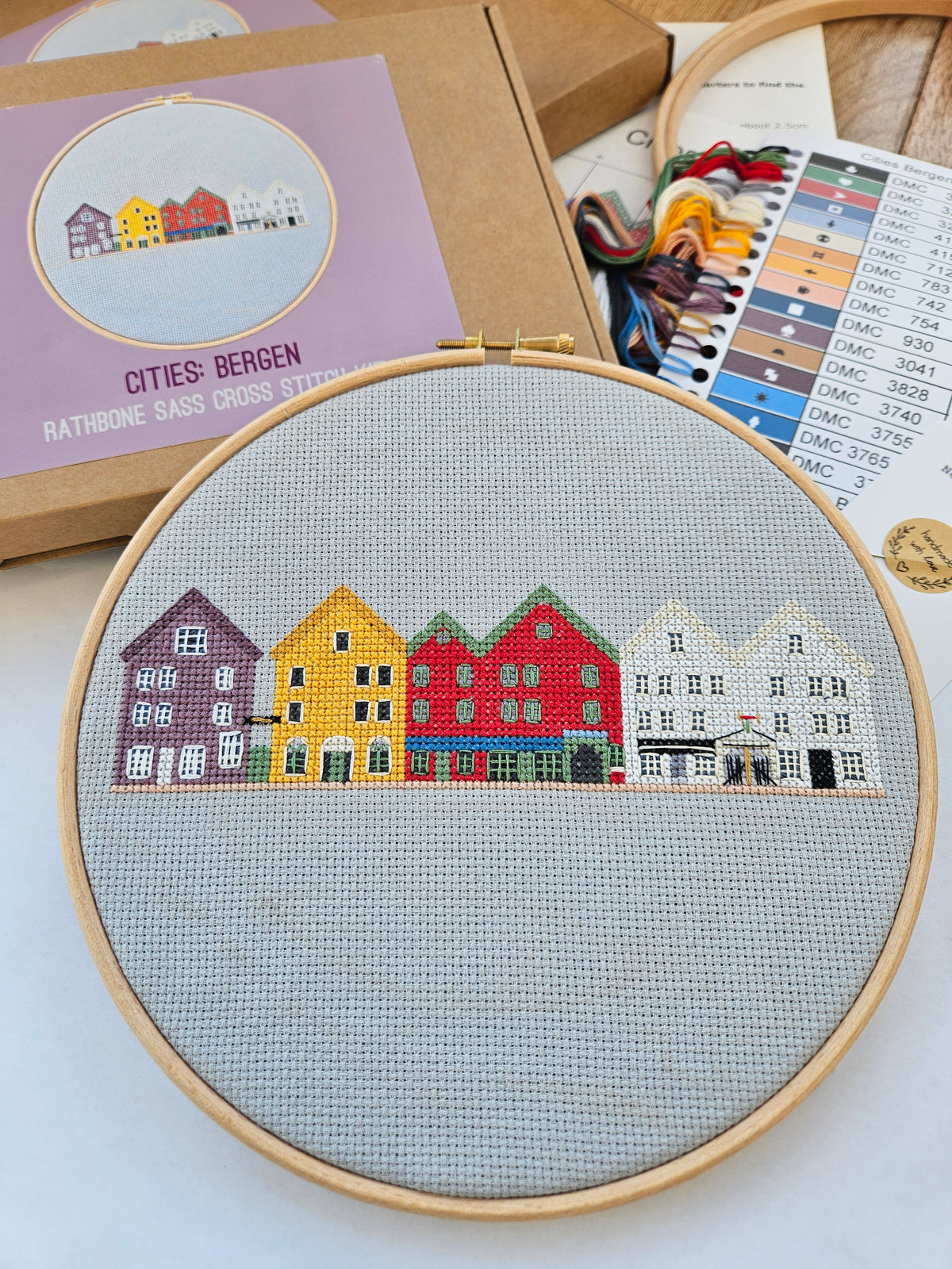 Cities Bergen Cross Stitch Kit