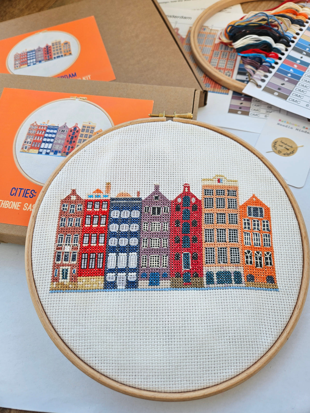 Cities Amsterdam Cross Stitch Kit