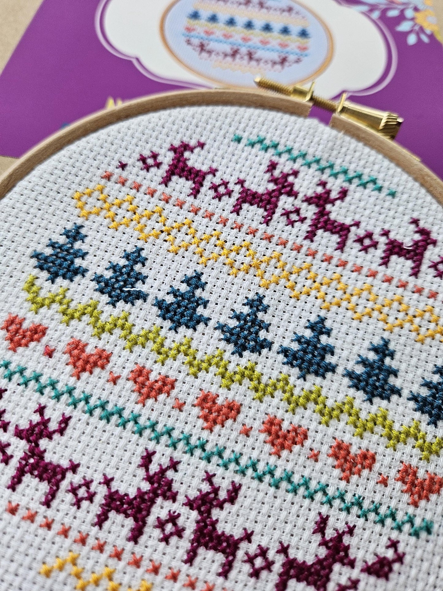 Nordic Bauble Forest Cross Stitch Kit