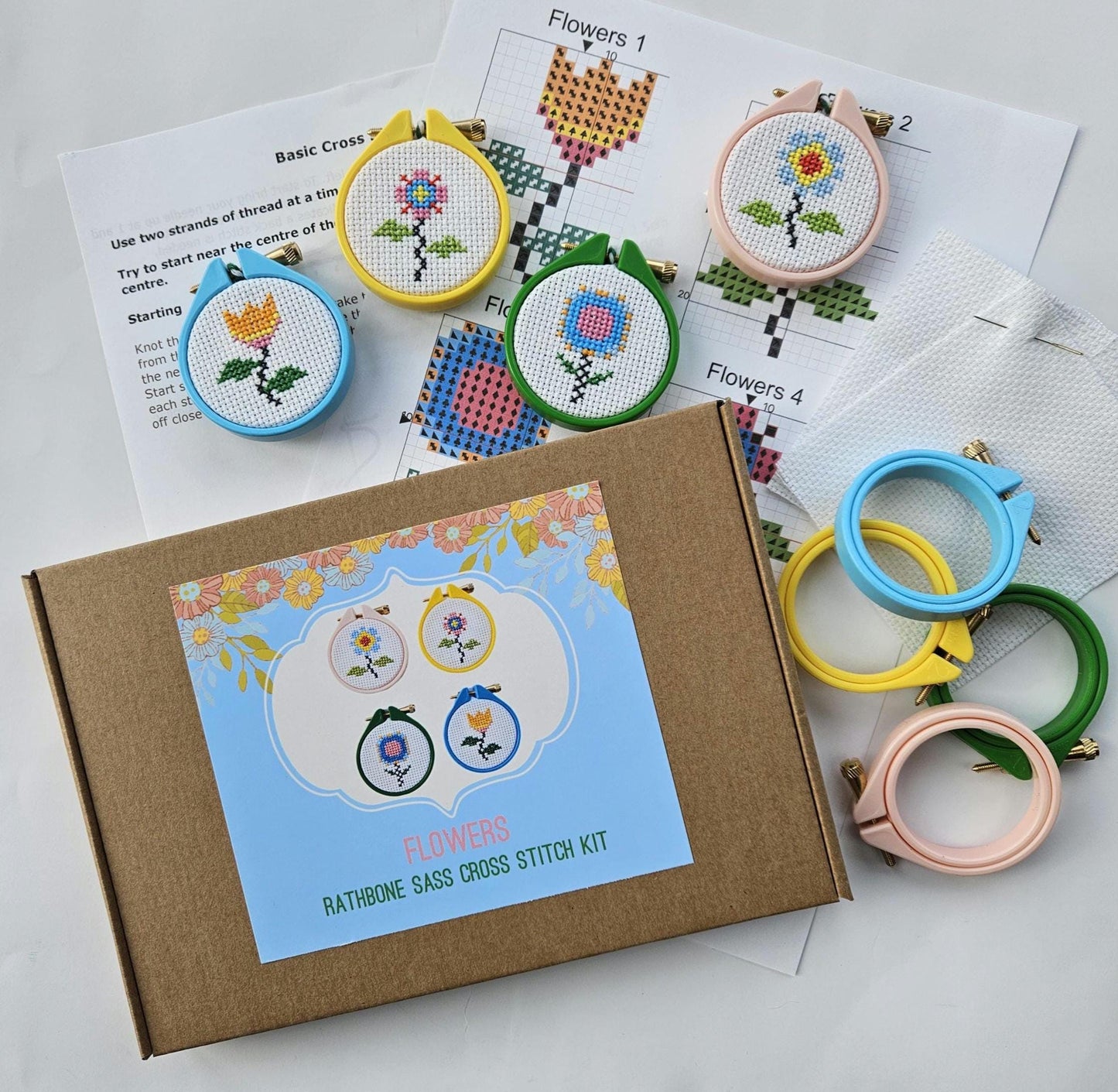 Flowers Cross Stitch Kit