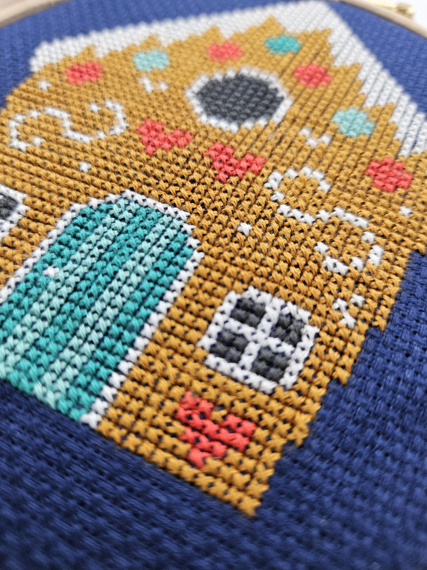 Gingerbread House Christmas Cross Stitch Kit