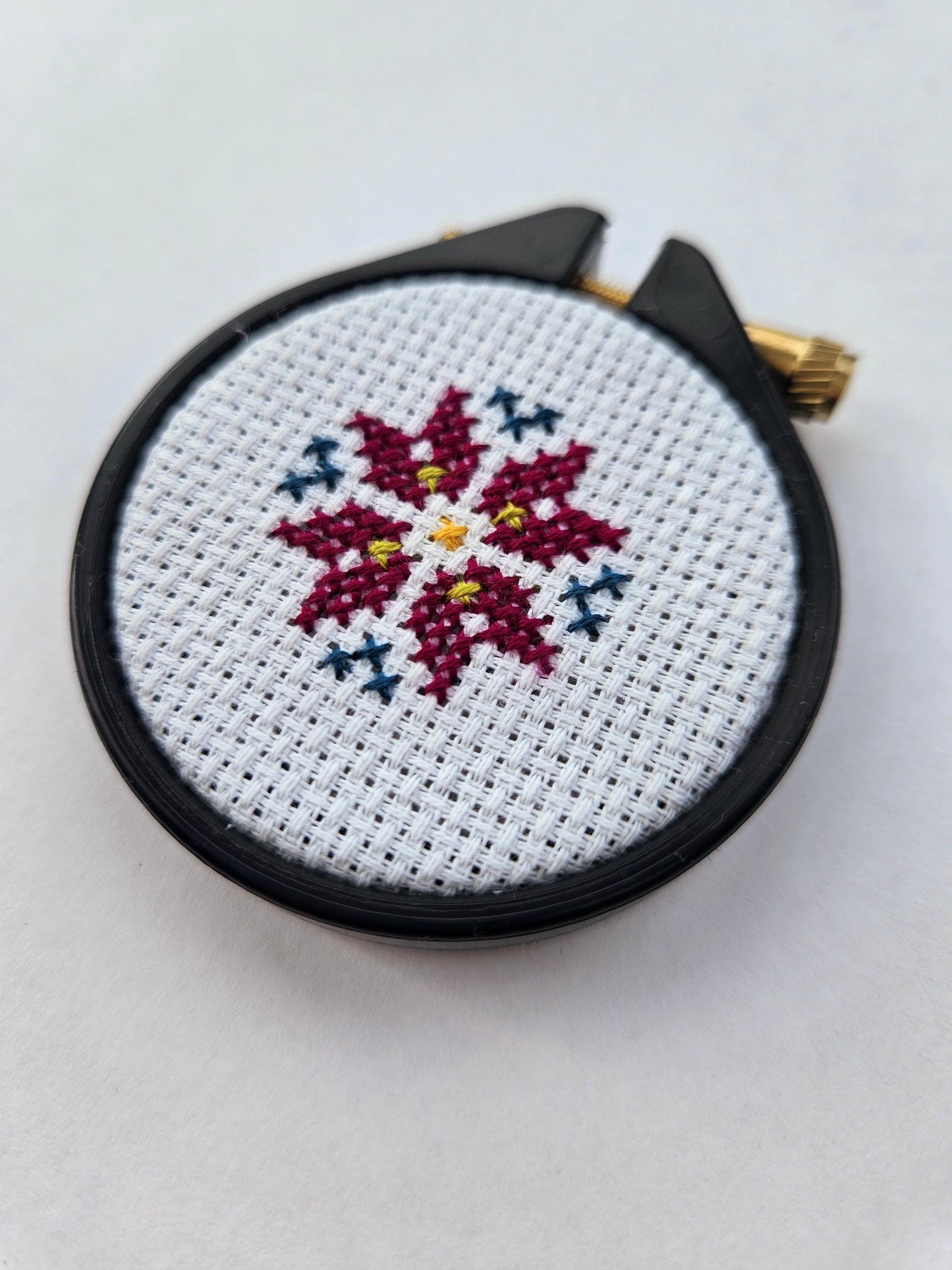 Mini Snowflake Cross Stitch Kit