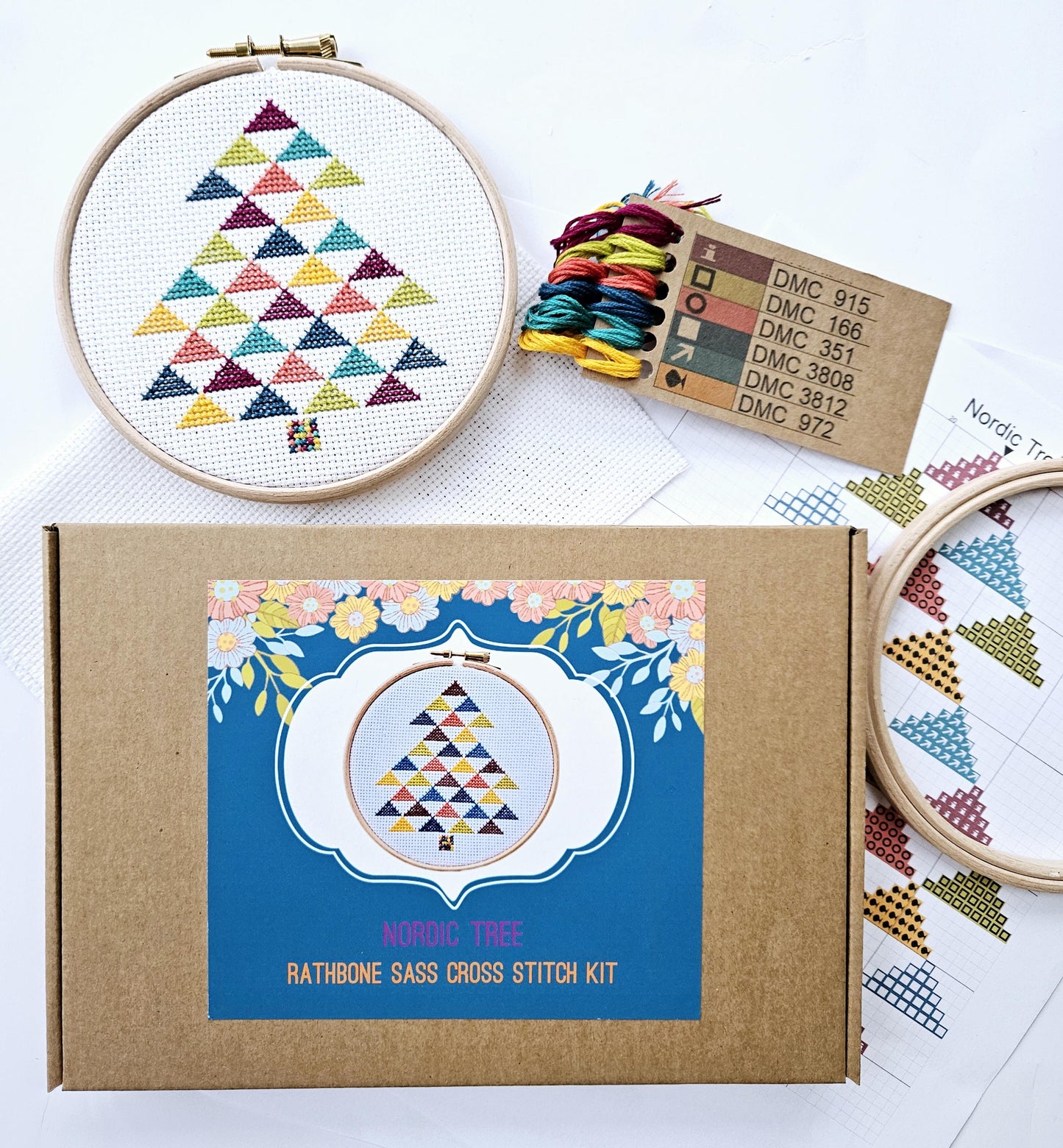 Nordic Tree Cross Stitch Kit