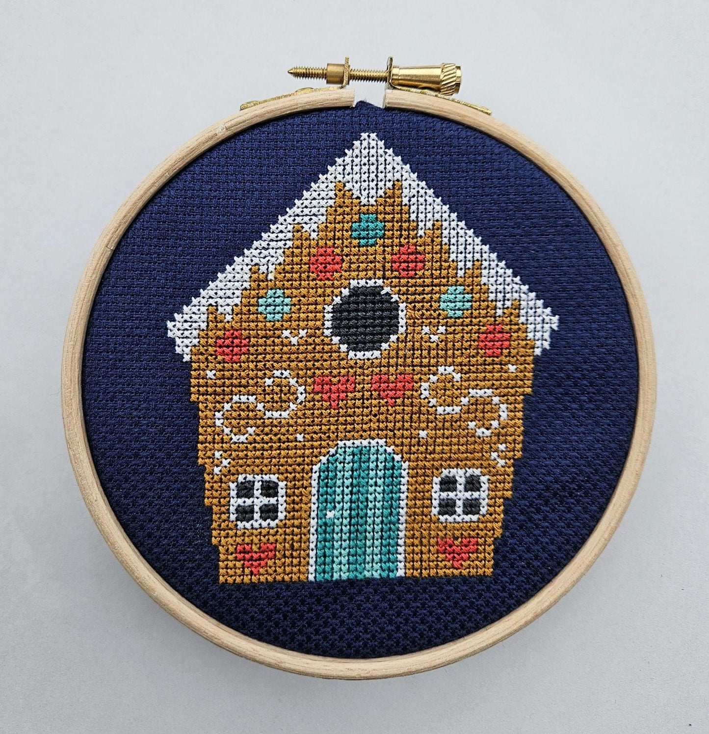 Gingerbread House Christmas Cross Stitch Kit