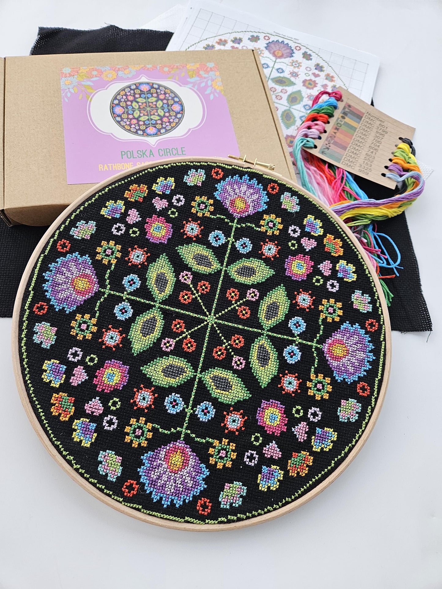 Polska Circle Cross Stitch Kit