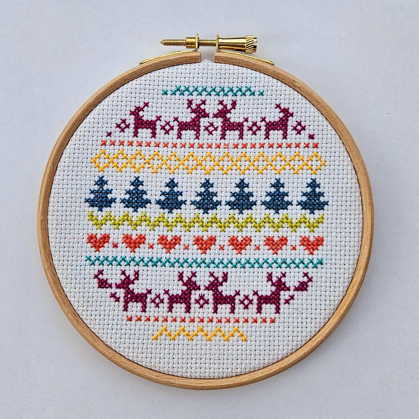 Nordic Bauble Forest Cross Stitch Kit