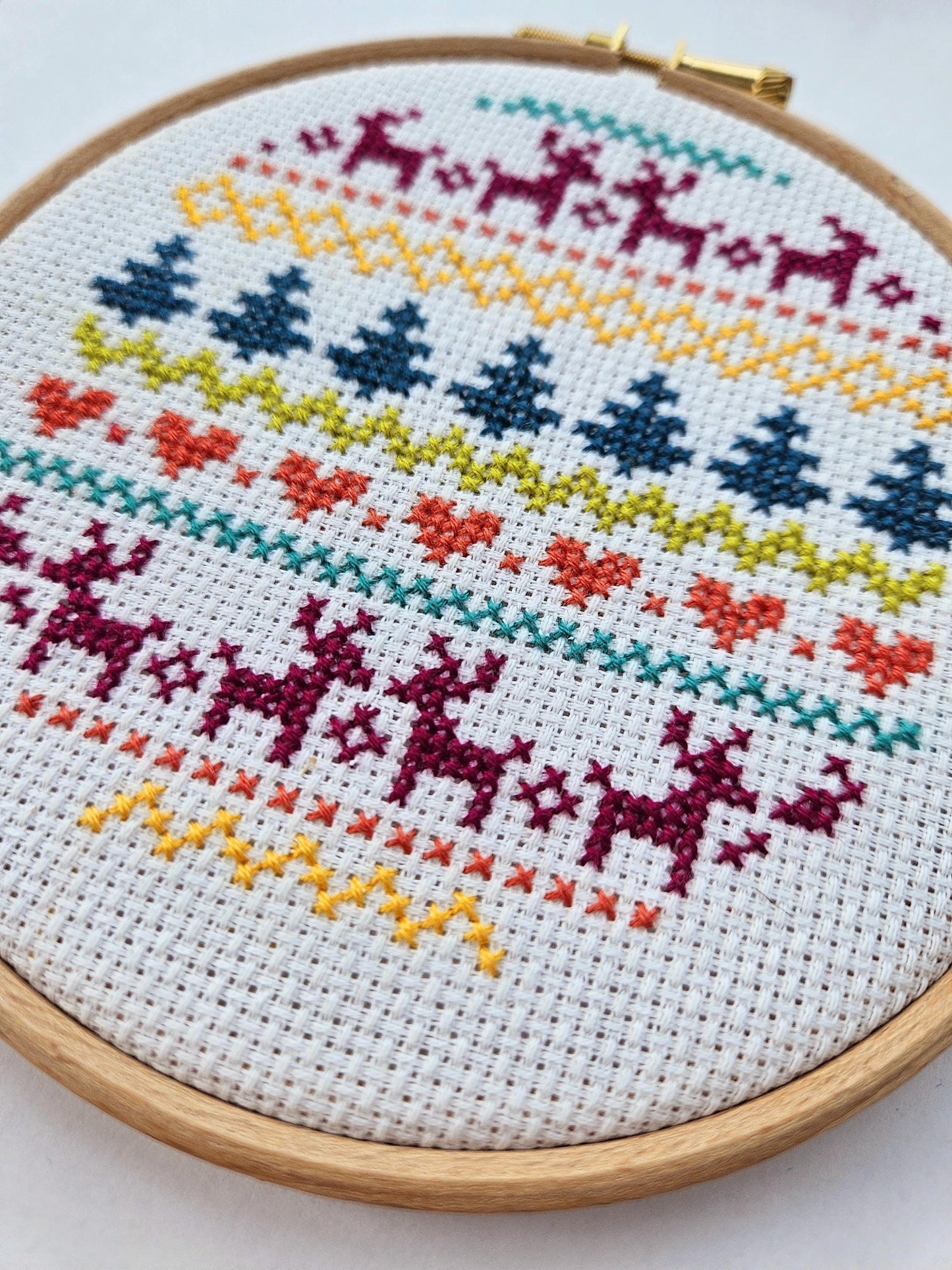 Nordic Bauble Forest Cross Stitch Kit