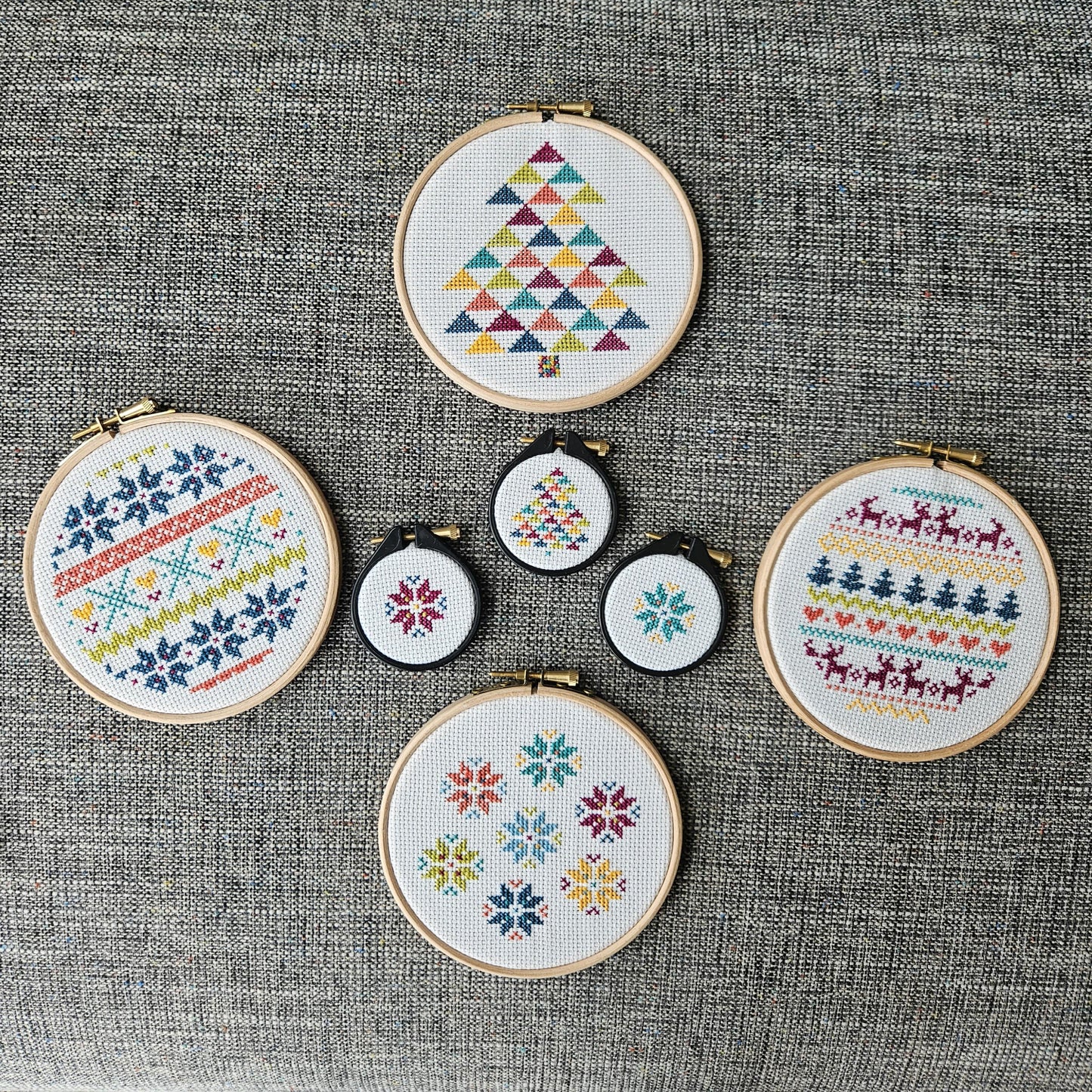 Nordic Bauble Forest Cross Stitch Kit