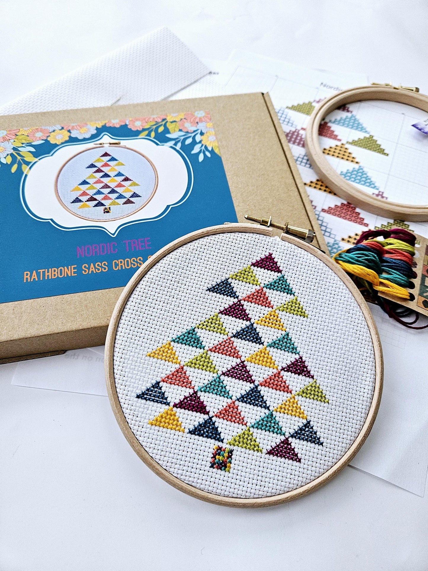 Nordic Tree Cross Stitch Kit