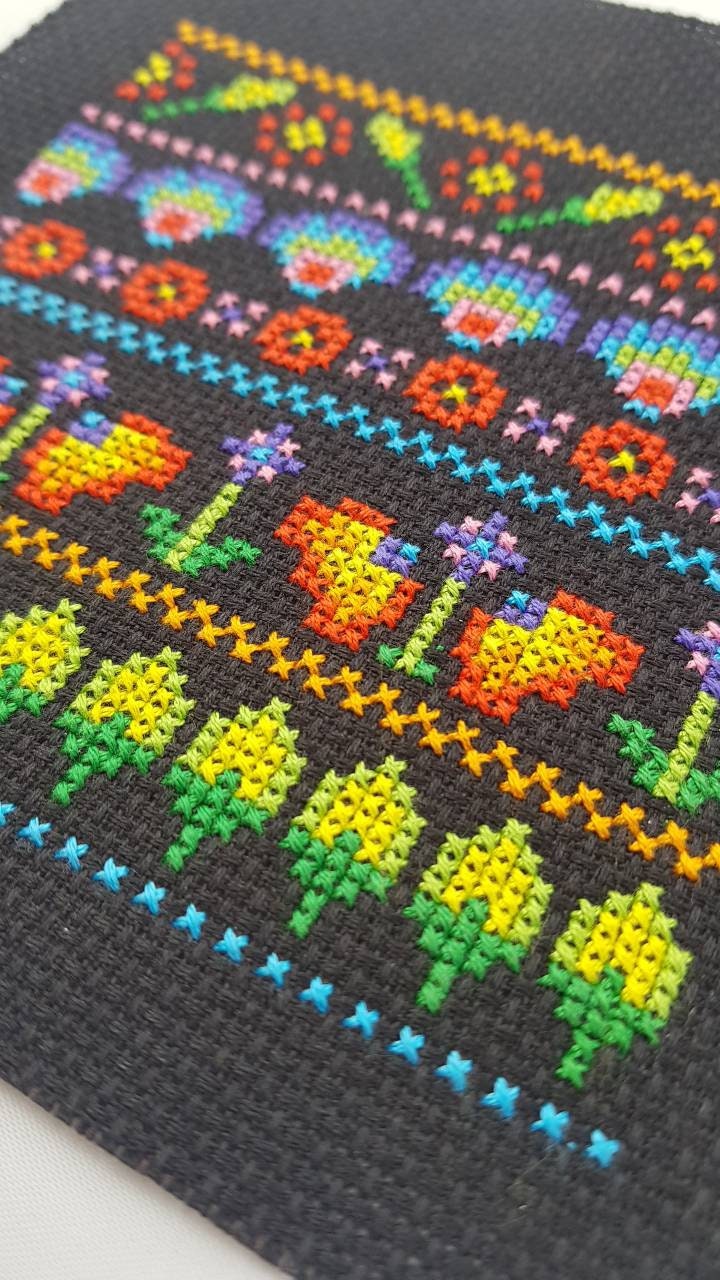 Polish Fair Isle Cross Stitch Kit