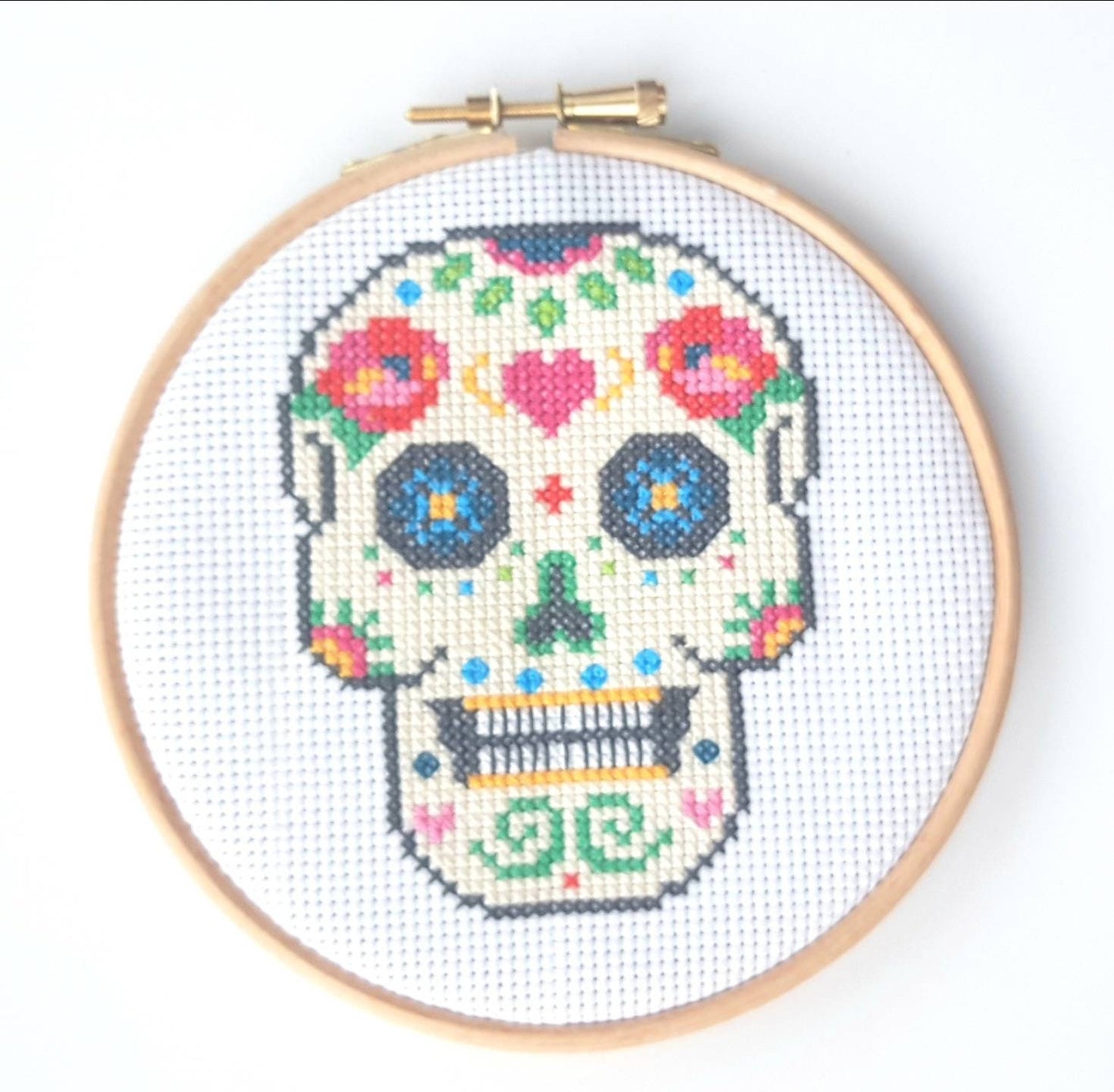 Sugar Skull Cross Stitch Kit