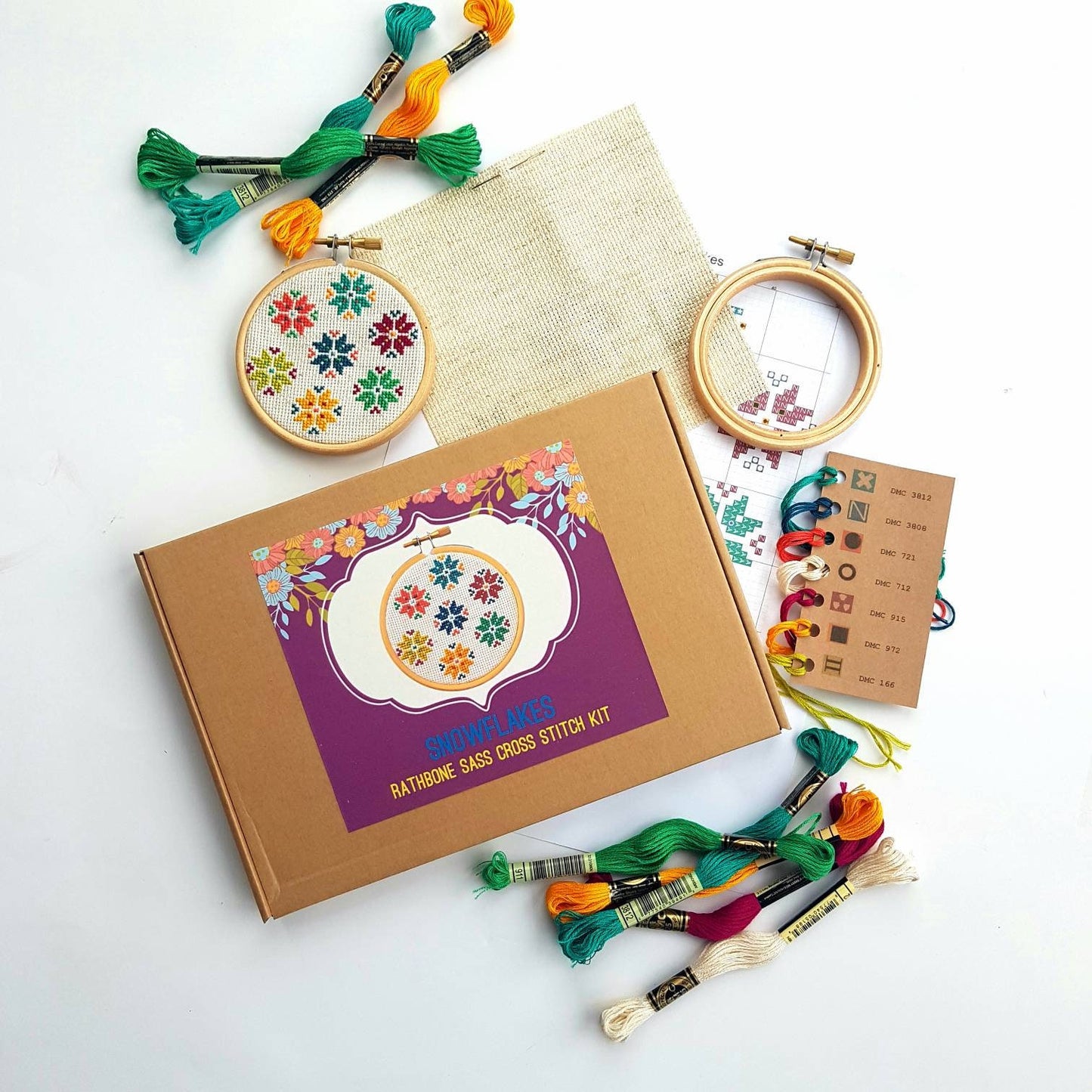 Snowflakes Cross Stitch Kit