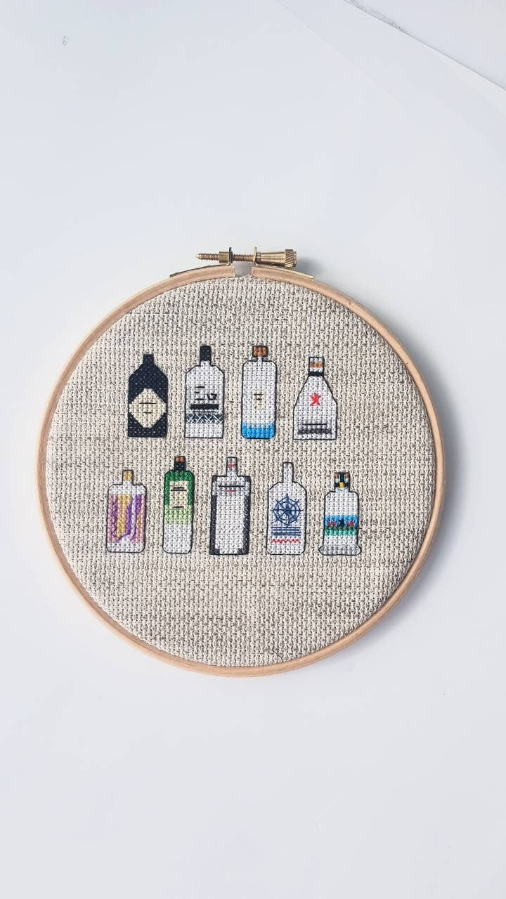 Scottish Gins Cross Stitch Kit
