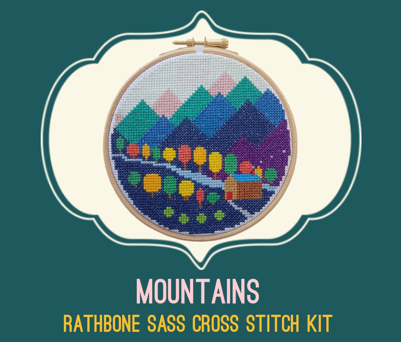 Mountains Cross Stitch Kit