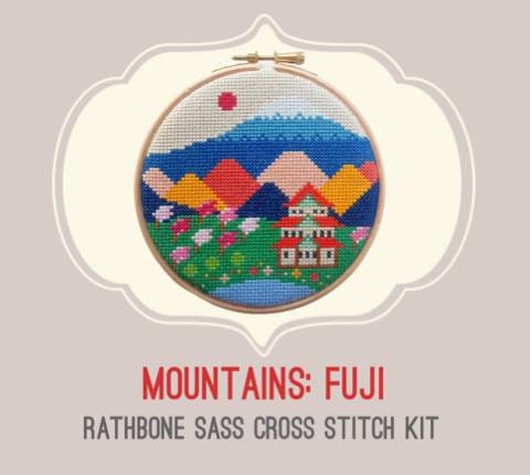 Mountains Fuji Cross Stitch Kit