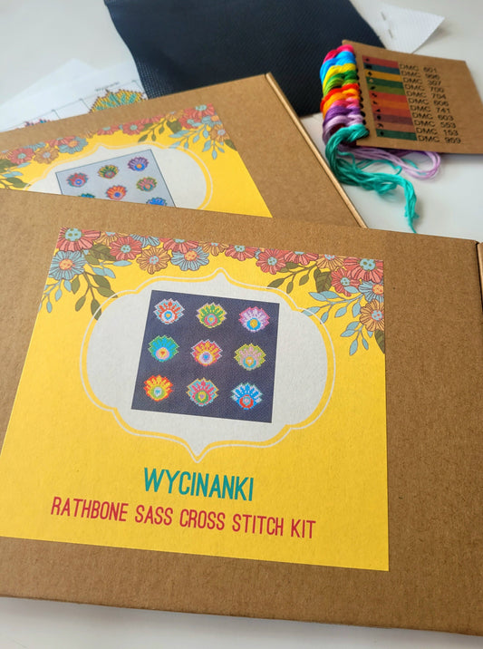 Wycinanki Cross Stitch Kit