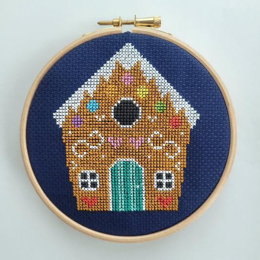 Gingerbread House Cross Stitch Kit